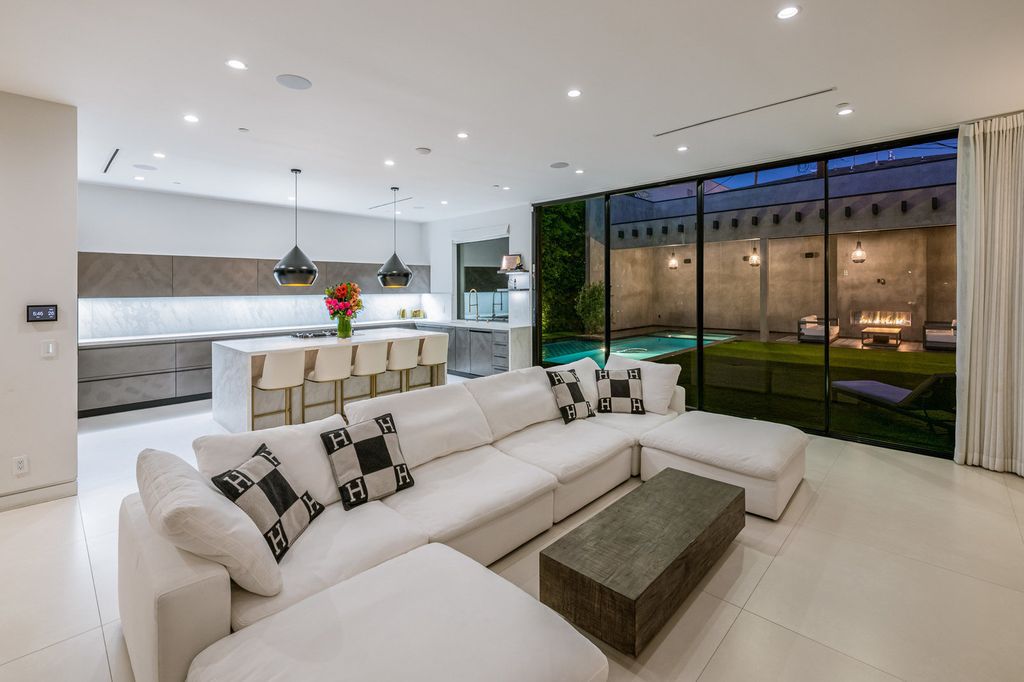 The Home in Los Angeles is a newly constructed architectural estate situated in prime Beverly Grove showcasing modern technologies now available for sale. This home located at 108 N Edinburgh Ave, Los Angeles, California