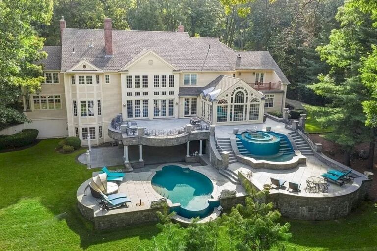European Grandeur Blends with Contemporary Living in this $5,295,000 Spectacular Estate in Massachusetts