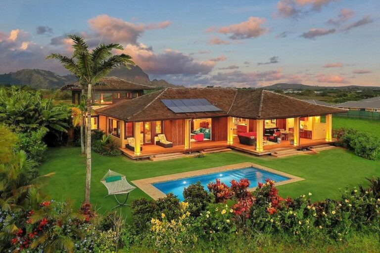 Exquisite Japanese-inspired Home Offers Modern Living with Elegance, Privacy and Breathtaking Island Views Listed at $10,200,000