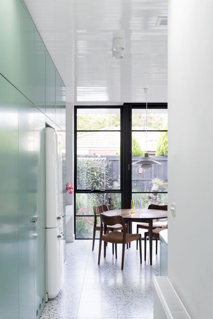 Flemington house, Minty fresh addition in Australia by Lisa Breeze Architect