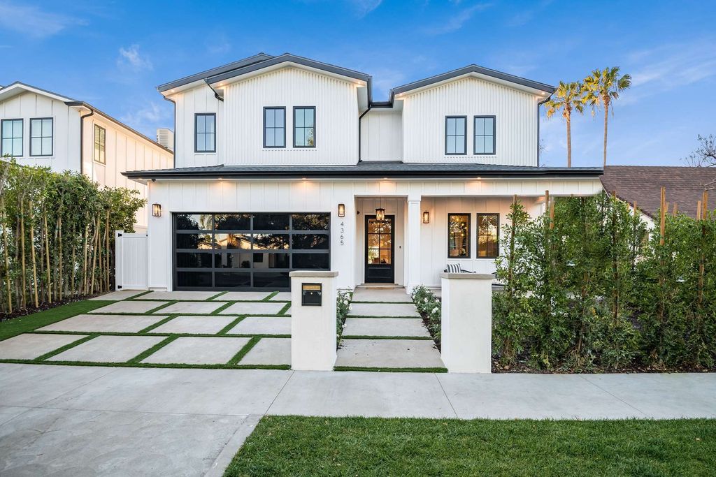 The Home in Studio City is a gorgeous new construction in prestigious Colfax Meadows perfect indoor outdoor entertaining now available for sale. This home located at 4365 Kraft Ave, Studio City, California