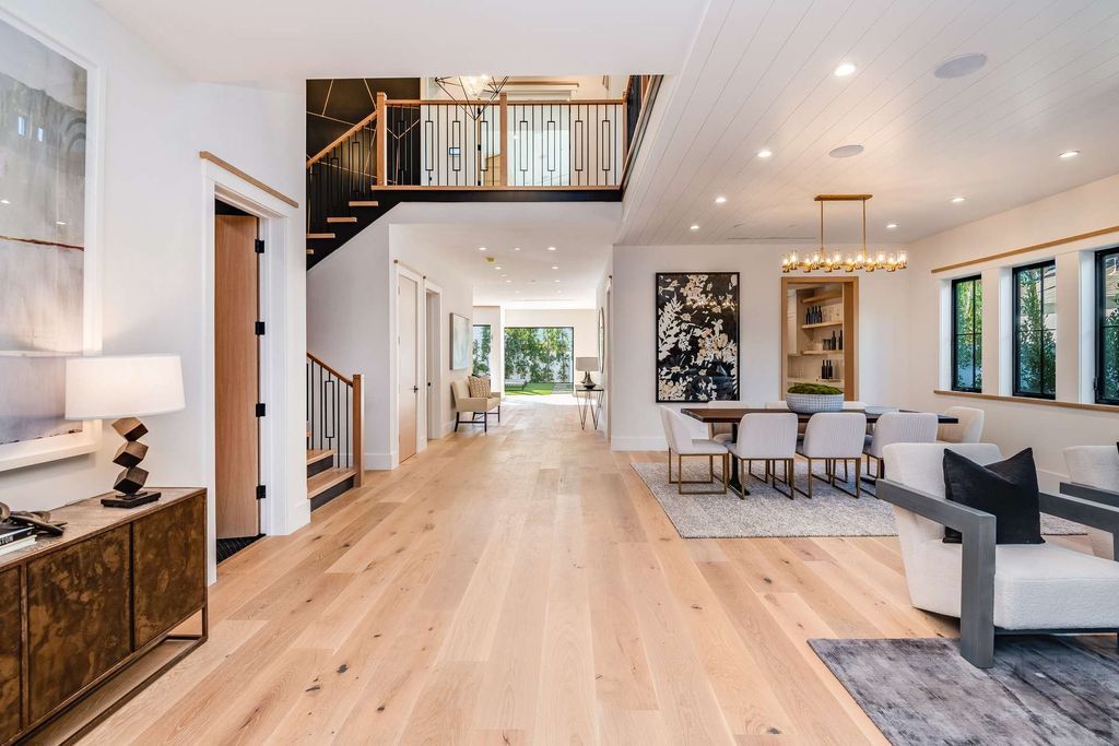 The Home in Studio City is a gorgeous new construction in prestigious Colfax Meadows perfect indoor outdoor entertaining now available for sale. This home located at 4365 Kraft Ave, Studio City, California