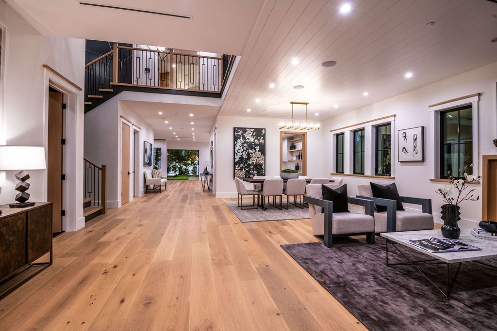 The Home in Studio City is a gorgeous new construction in prestigious Colfax Meadows perfect indoor outdoor entertaining now available for sale. This home located at 4365 Kraft Ave, Studio City, California