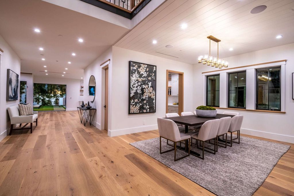 The Home in Studio City is a gorgeous new construction in prestigious Colfax Meadows perfect indoor outdoor entertaining now available for sale. This home located at 4365 Kraft Ave, Studio City, California