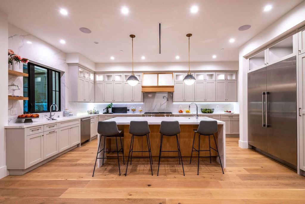 The Home in Studio City is a gorgeous new construction in prestigious Colfax Meadows perfect indoor outdoor entertaining now available for sale. This home located at 4365 Kraft Ave, Studio City, California