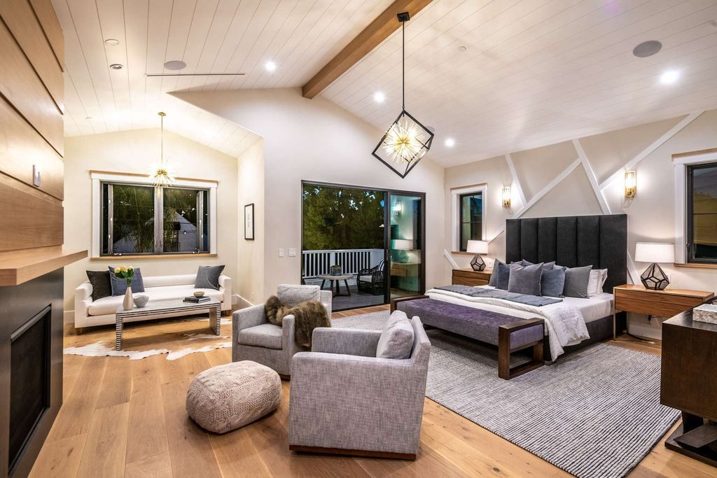 The Home in Studio City is a gorgeous new construction in prestigious Colfax Meadows perfect indoor outdoor entertaining now available for sale. This home located at 4365 Kraft Ave, Studio City, California