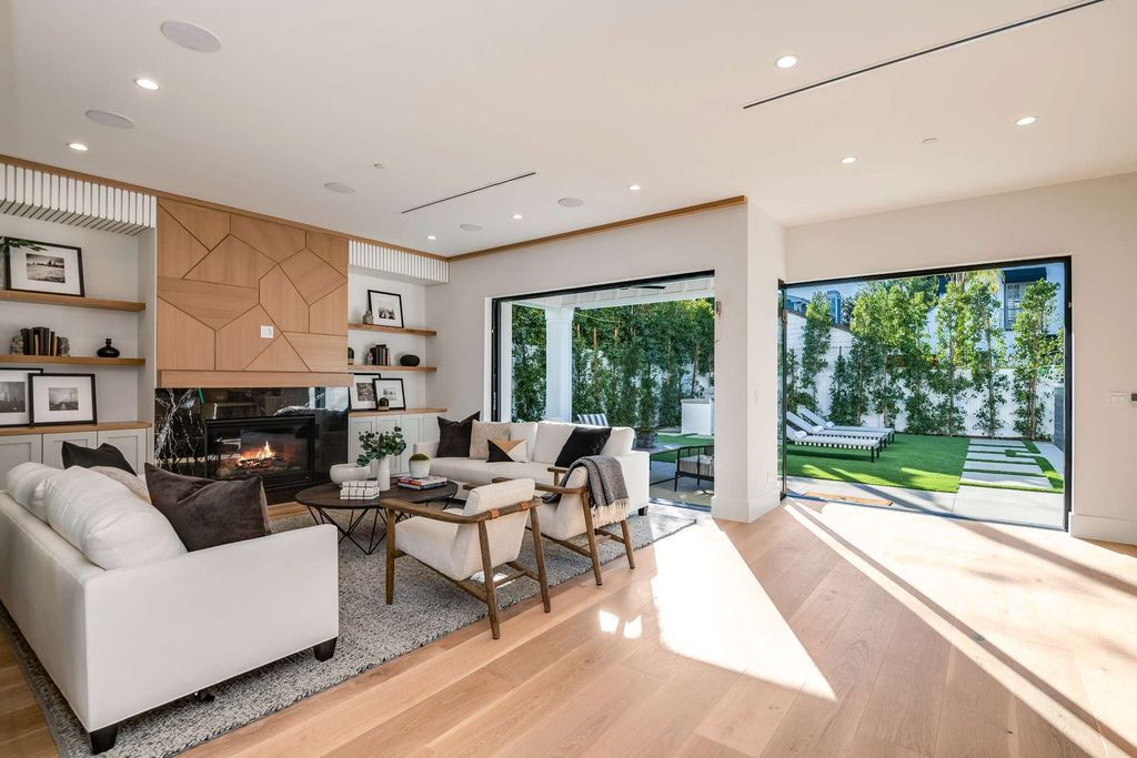 The Home in Studio City is a gorgeous new construction in prestigious Colfax Meadows perfect indoor outdoor entertaining now available for sale. This home located at 4365 Kraft Ave, Studio City, California