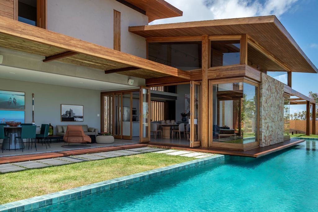 Jangadas House, a Stunning Beach House in Brazil by GAM Arquitetos