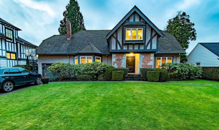 Lovely Updated Tudor Style House in Vancouver Lists for C$5,588,000