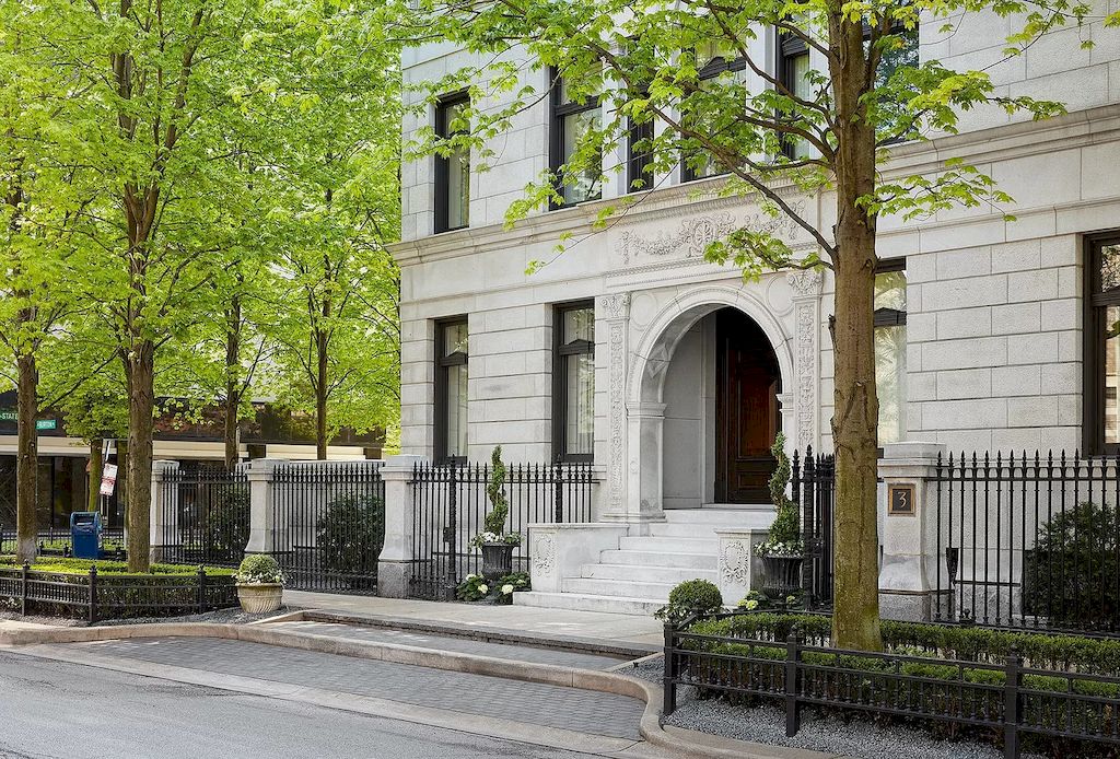 The Home in Illinois is a luxurious home of sophistication and timeless luxury now available for sale. This home located at 3 W Burton Pl, Chicago, Illinois; offering 06 bedrooms and 13 bathrooms with 20,002 square feet of living spaces. 