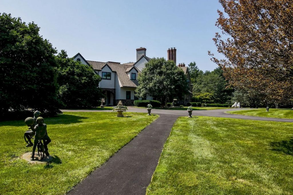 The Home in Pennsylvania is a luxurious home set on a lush, private, secure and park-like setting now available for sale. This home located at 6040 Lower Mountain Rd, New Hope, Pennsylvania; offering 06 bedrooms and 08 bathrooms with 11,500 square feet of living spaces.