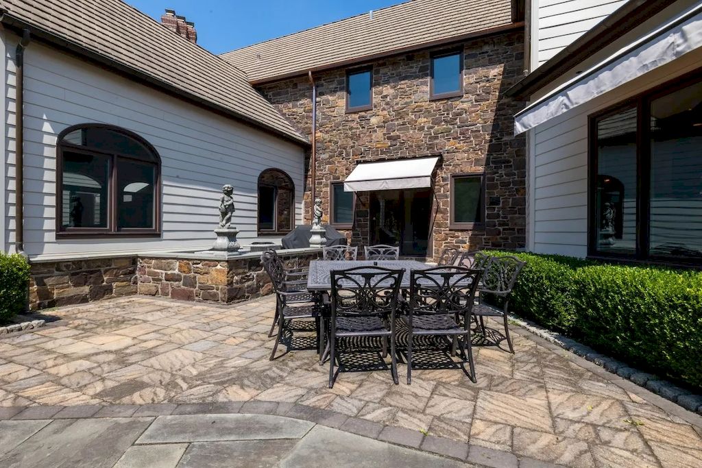 The Home in Pennsylvania is a luxurious home set on a lush, private, secure and park-like setting now available for sale. This home located at 6040 Lower Mountain Rd, New Hope, Pennsylvania; offering 06 bedrooms and 08 bathrooms with 11,500 square feet of living spaces.