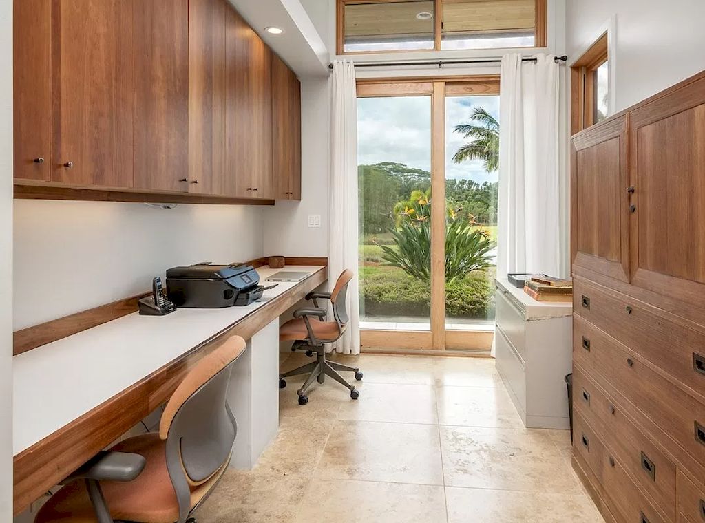 The Home in Hawaii is a luxurious home finished with high quality of design and materials now available for sale. This home located at 5792H Kahiliholo Rd #A, Kilauea, Hawaii; offering 04 bedrooms and 06 bathrooms with 4,511 square feet of living spaces.