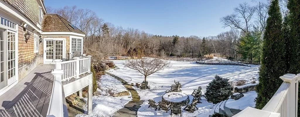 The Home in Massachusetts is a luxurious home featuring professional landscaping with mature plantings, trees and gardens now available for sale. This home located at 1266 Monument St, Concord, Massachusetts; offering 06 bedrooms and 08 bathrooms with 9,849 square feet of living spaces.