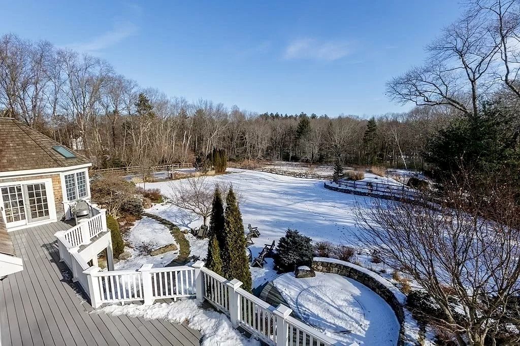 The Home in Massachusetts is a luxurious home featuring professional landscaping with mature plantings, trees and gardens now available for sale. This home located at 1266 Monument St, Concord, Massachusetts; offering 06 bedrooms and 08 bathrooms with 9,849 square feet of living spaces.