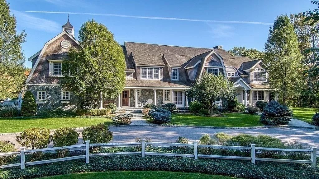 The Home in Massachusetts is a luxurious home featuring professional landscaping with mature plantings, trees and gardens now available for sale. This home located at 1266 Monument St, Concord, Massachusetts; offering 06 bedrooms and 08 bathrooms with 9,849 square feet of living spaces.