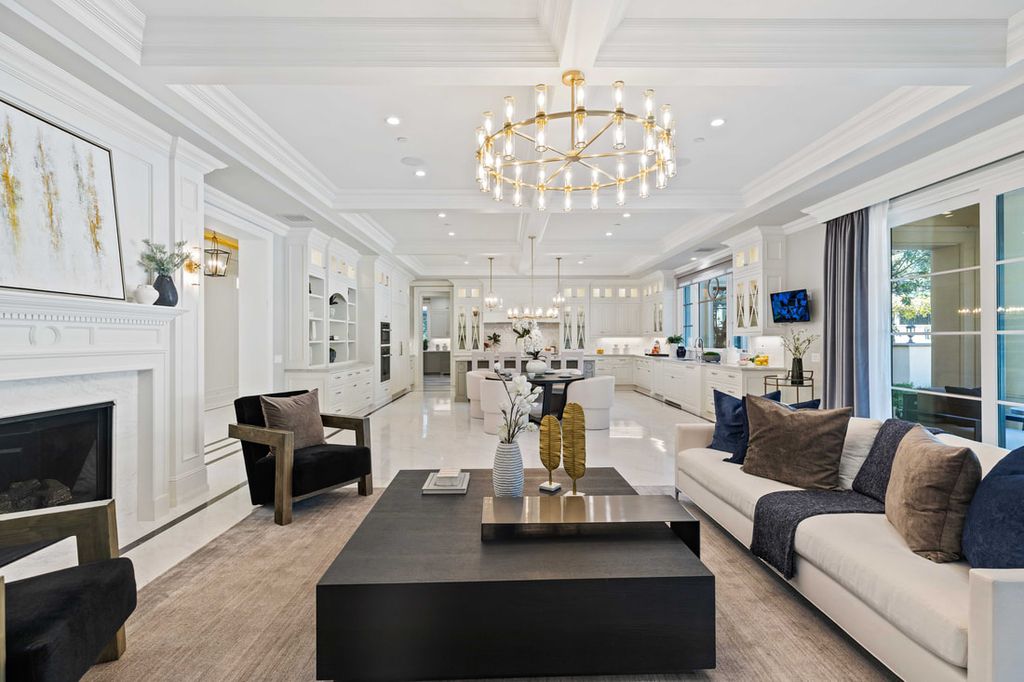 The French Estate in Arcadia is an exquisitely renovated masterpiece in a coveted street in Upper Rancho now available for sale. This home located at 911 Hampton Rd, Arcadia, California
