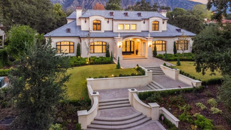 Exquisite French Estate – Renovated Masterpiece in Upper Rancho, Arcadia