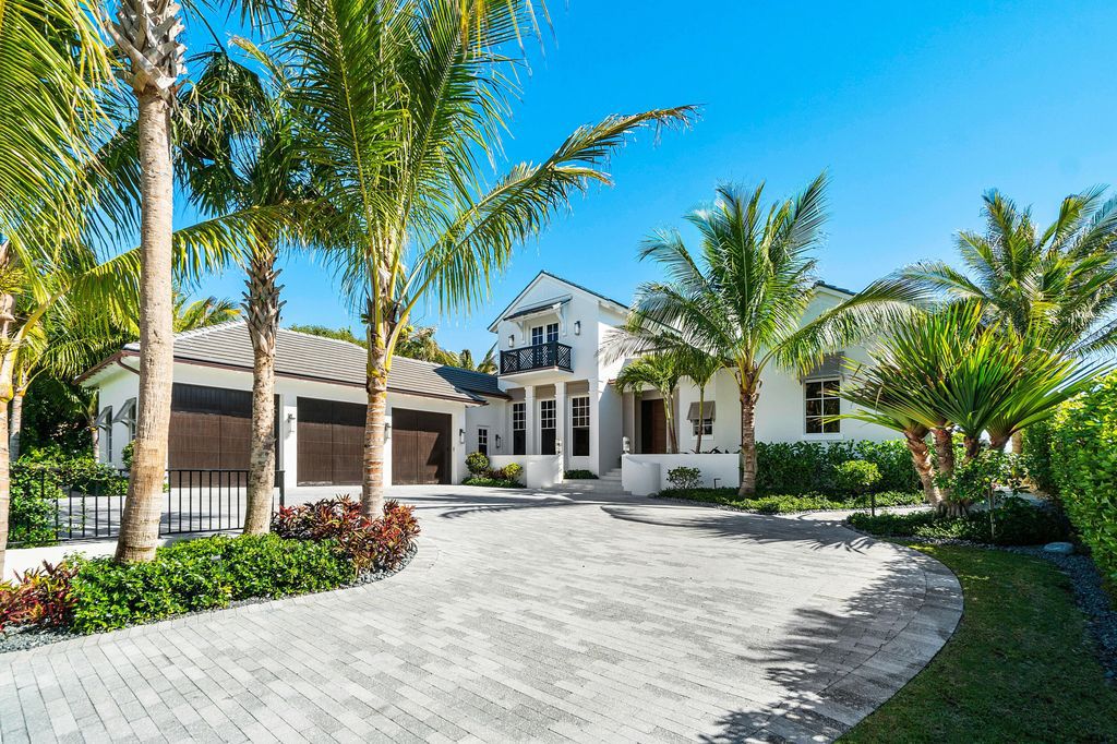 The Villa in Gulf Stream is an elegant estate now has stunning panoramic ocean views and breathtaking sunrises available for sale. This home located at 3565 N Ocean Blvd, Gulf Stream, Florida