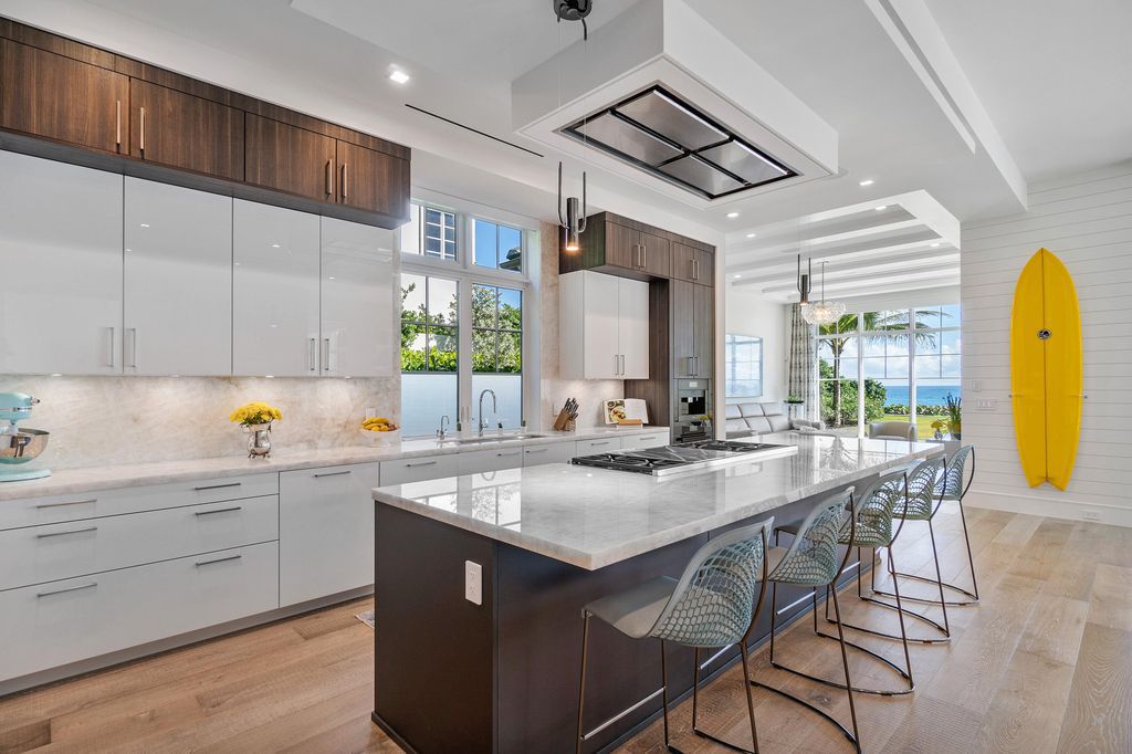 The Villa in Gulf Stream is an elegant estate now has stunning panoramic ocean views and breathtaking sunrises available for sale. This home located at 3565 N Ocean Blvd, Gulf Stream, Florida