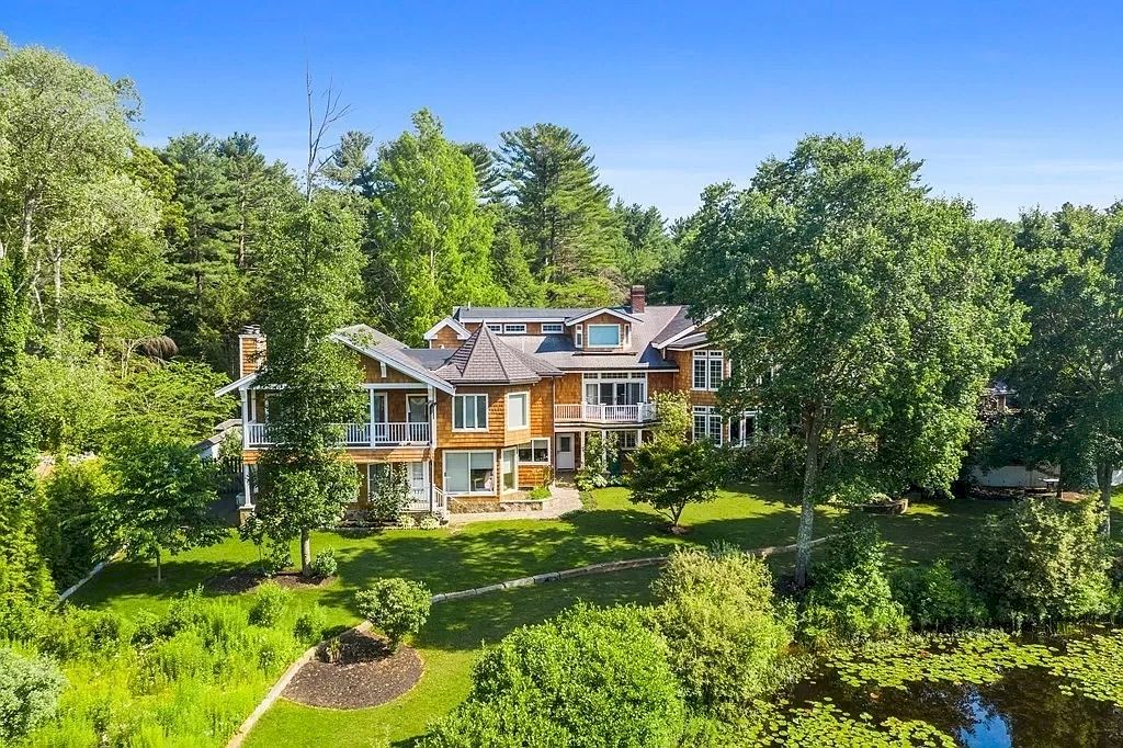 The Home in Massachusetts is a luxurious home located at the end of a private cul de sac in Easton now available for sale. This home located at 5 Sonja Maria Way, Easton, Massachusetts; offering 05 bedrooms and 06 bathrooms with 12,457 square feet of living spaces.