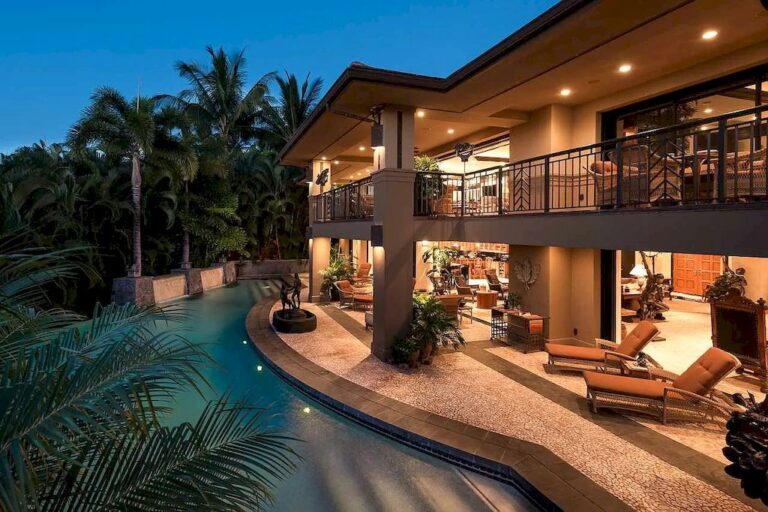 This $8,995,000 Magnificent Home Offers Finest Indoor-outdoor Living and Incomparable Architectural Design in Hawaii