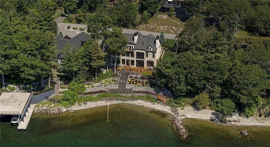 The Property in Ontario is a captivating masterpiece on the beautiful St.Lawrence River now available for sale