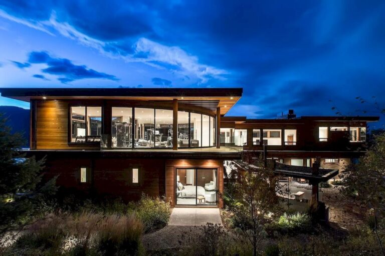 This C$8,995,000 Lakefront Home In Kelowna Is Distinct Modern West 