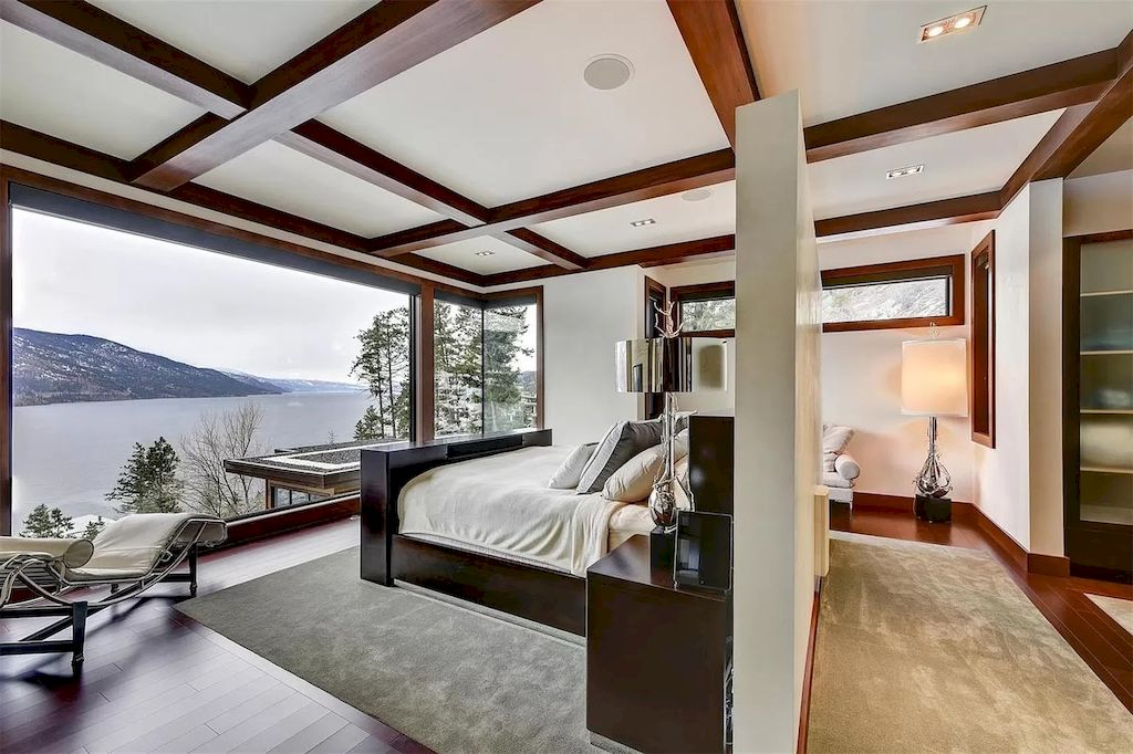 The Home in Kelowna is truly beyond compare complimented by a home gym, his and hers closets & ensuite, inviting relaxation room, now available for sale