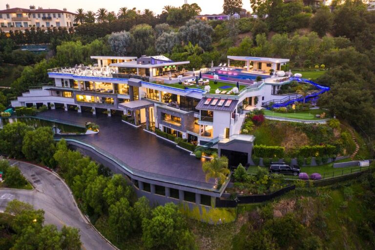 Unique and Extraordinary Modern Mega Mansion in Bel Air asking for $68,500,000