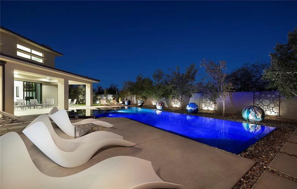 This $3,825,000 exceptional Home in Nevada has an abundance of natural light