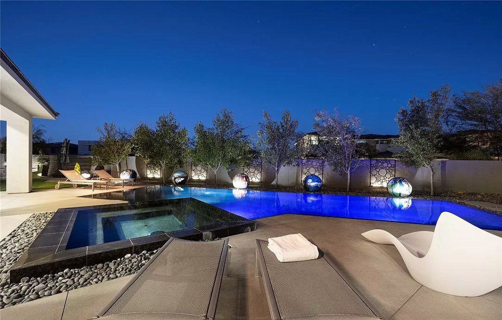 This $3,825,000 exceptional Home in Nevada has an abundance of natural light