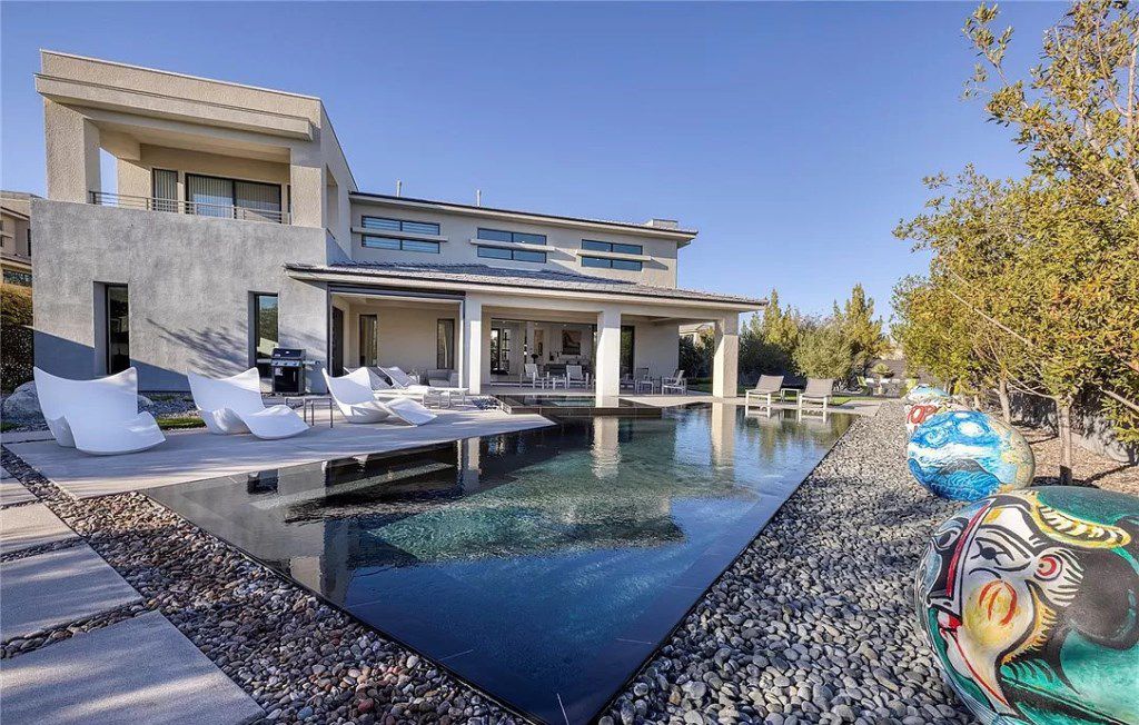 This $3,825,000 exceptional Home in Nevada has an abundance of natural light