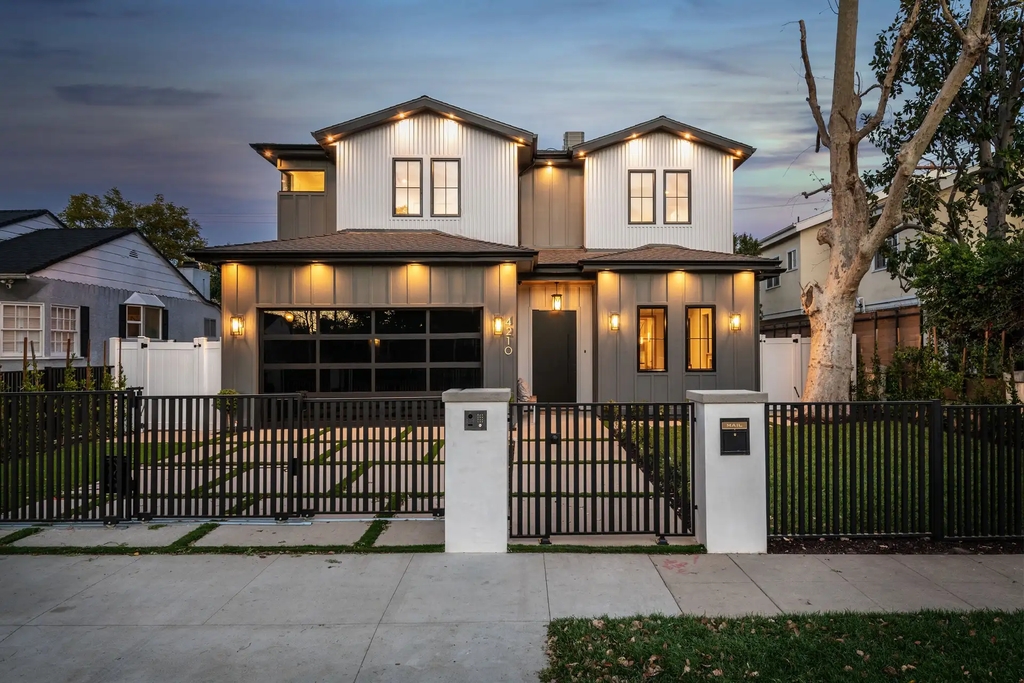 The Home in Studio City is a gorgeous new construction in prestigious Colfax Meadows perfect for indoor outdoor entertaining now available for sale. This home located at 4210 Kraft Ave, Studio City, California