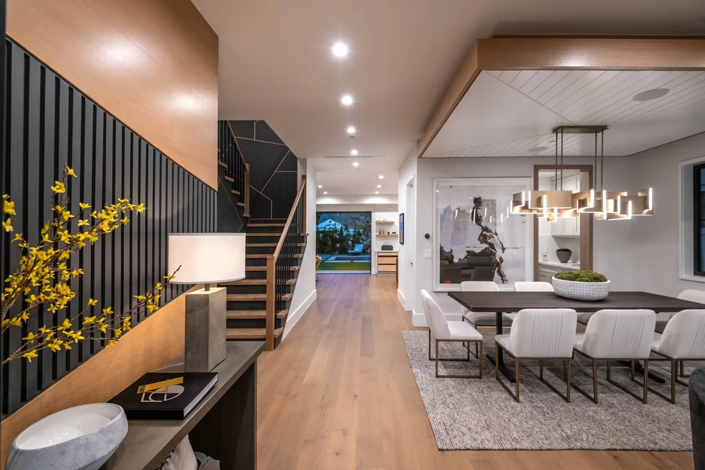 The Home in Studio City is a gorgeous new construction in prestigious Colfax Meadows perfect for indoor outdoor entertaining now available for sale. This home located at 4210 Kraft Ave, Studio City, California