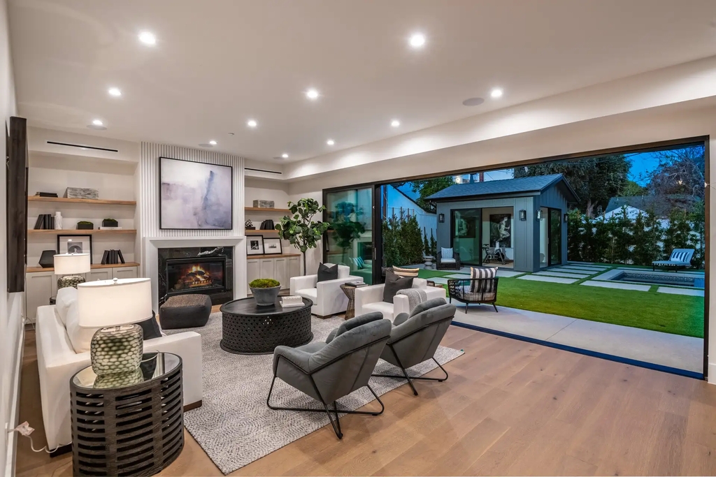 The Home in Studio City is a gorgeous new construction in prestigious Colfax Meadows perfect for indoor outdoor entertaining now available for sale. This home located at 4210 Kraft Ave, Studio City, California