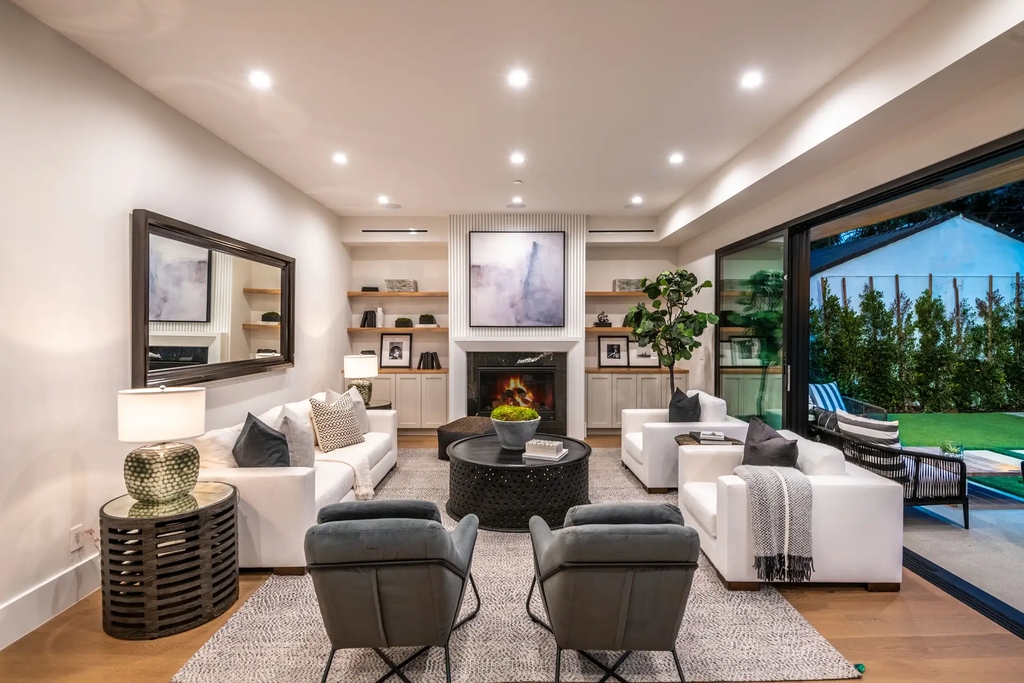 The Home in Studio City is a gorgeous new construction in prestigious Colfax Meadows perfect for indoor outdoor entertaining now available for sale. This home located at 4210 Kraft Ave, Studio City, California