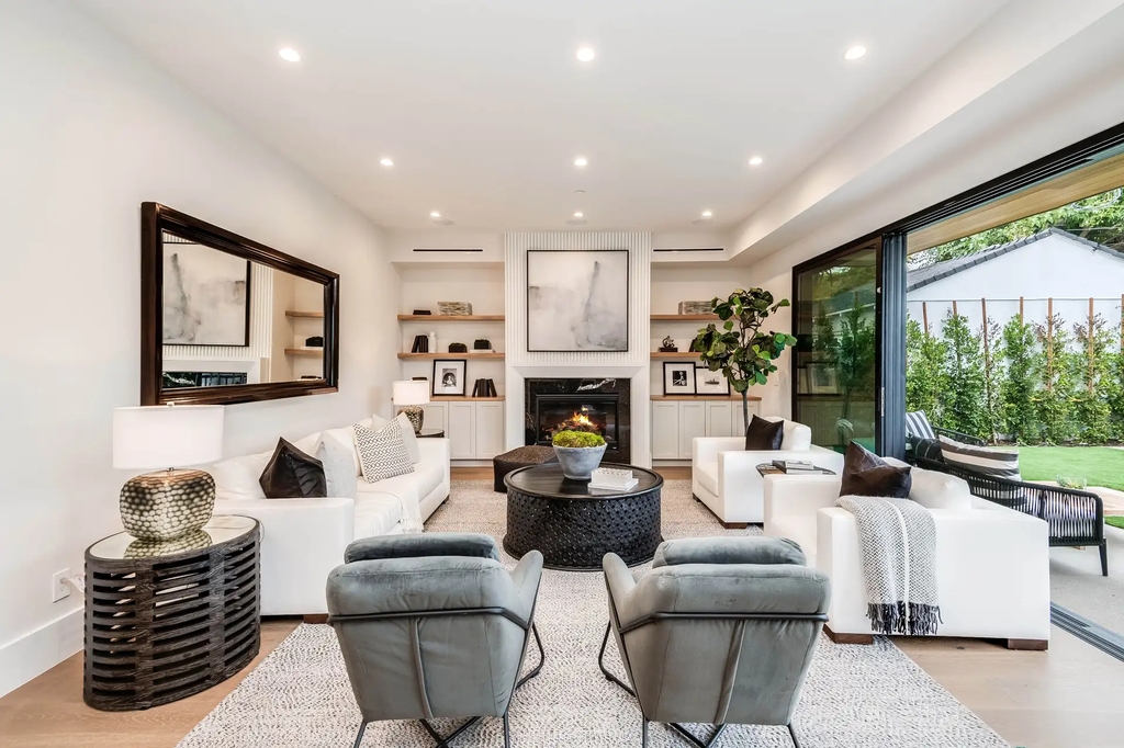 The Home in Studio City is a gorgeous new construction in prestigious Colfax Meadows perfect for indoor outdoor entertaining now available for sale. This home located at 4210 Kraft Ave, Studio City, California