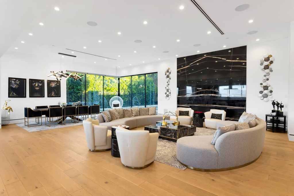 The Home in Bel Air is a one-story modern paradise designed with the pinnacle of sophistication throughout now available for sale. This home located at 16366 Sloan Dr, Los Angeles, California