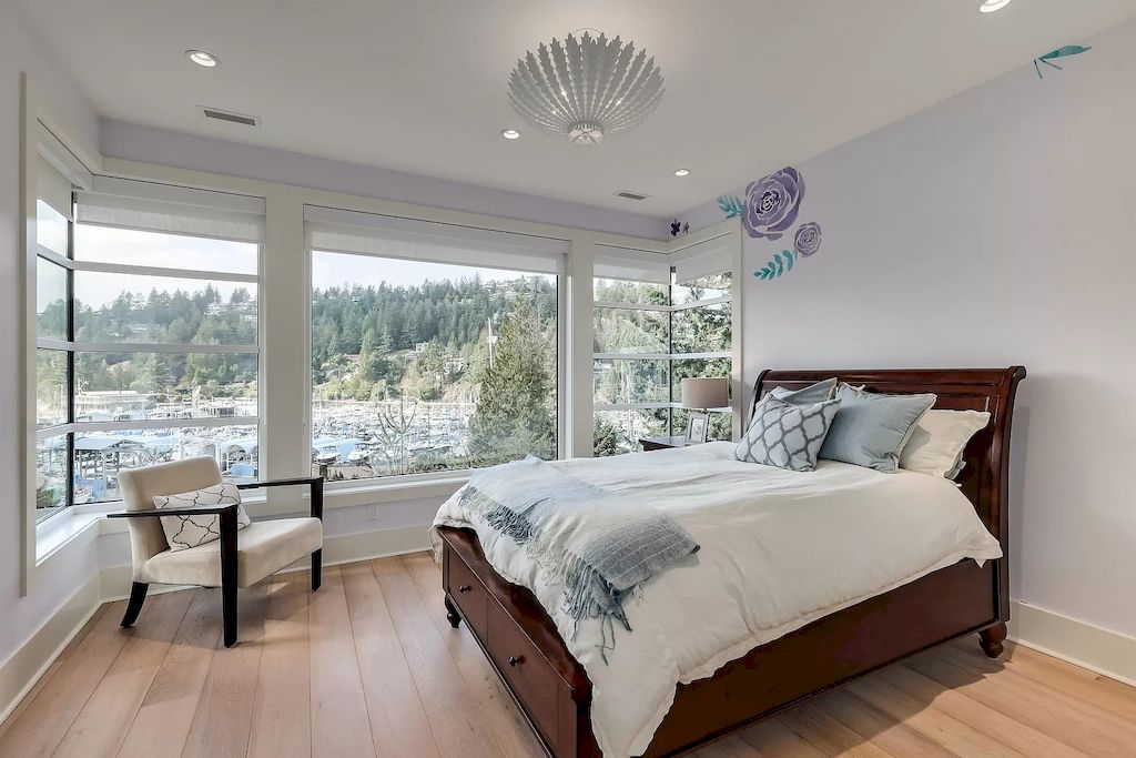 The Retreat in West Vancouver is designed for max family enjoyment, indoor/outdoor living at its best, now available for sale. This home located at 5751 Telegraph Trl, West Vancouver, BC V7W 1R3, Canada