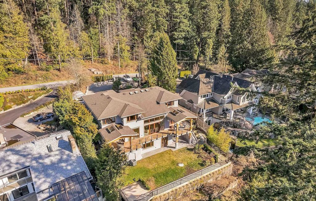The Residence in West Vancouver is a custom built magnificent luxury house with classic contemporary finishing, now available for sale