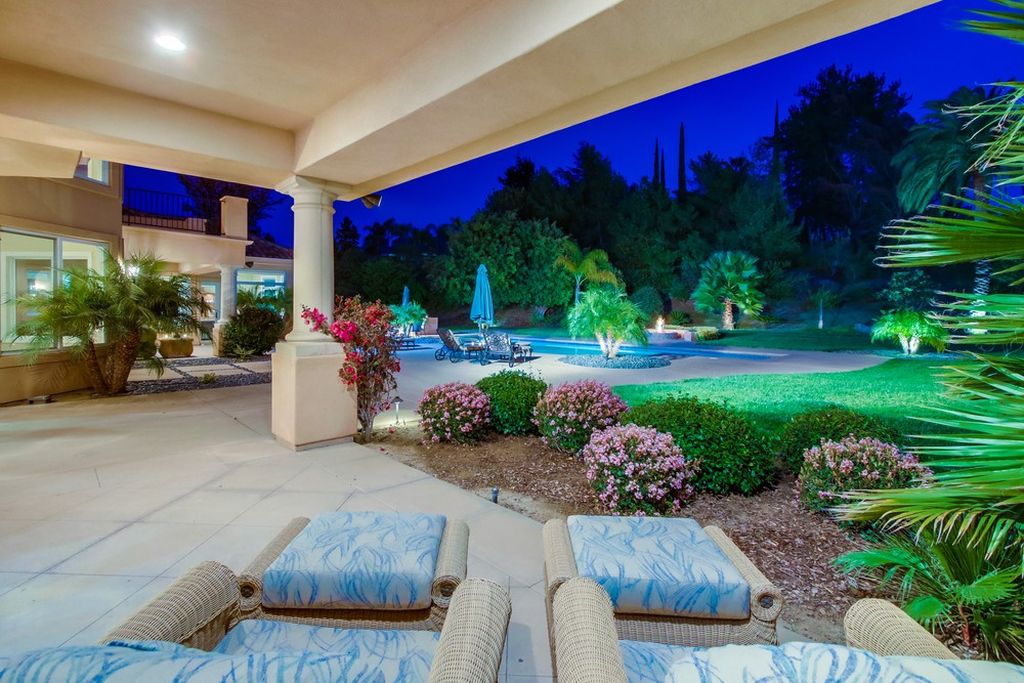 The Home in Poway is an exquisite custom residence in prestigious Old Winery Estates perfect for entertaining now available for sale. This home located at 17744 Old Winery Way, Poway, California