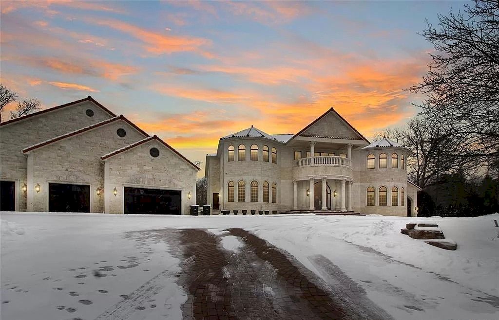 The Home in Michigan is a luxurious home featuring entire exterior built from marble now available for sale. This home located at 18585 Sheldon Rd, Northville, Michigan; offering 09 bedrooms and 14 bathrooms with 27,373 square feet of living spaces. 