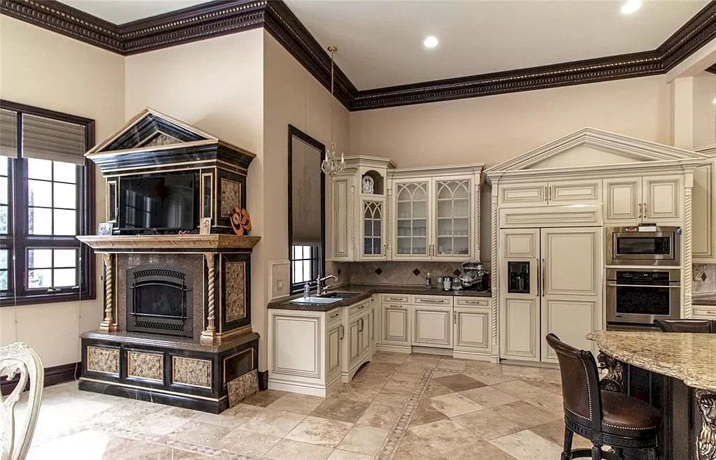 The Home in Michigan is a luxurious home featuring entire exterior built from marble now available for sale. This home located at 18585 Sheldon Rd, Northville, Michigan; offering 09 bedrooms and 14 bathrooms with 27,373 square feet of living spaces. 