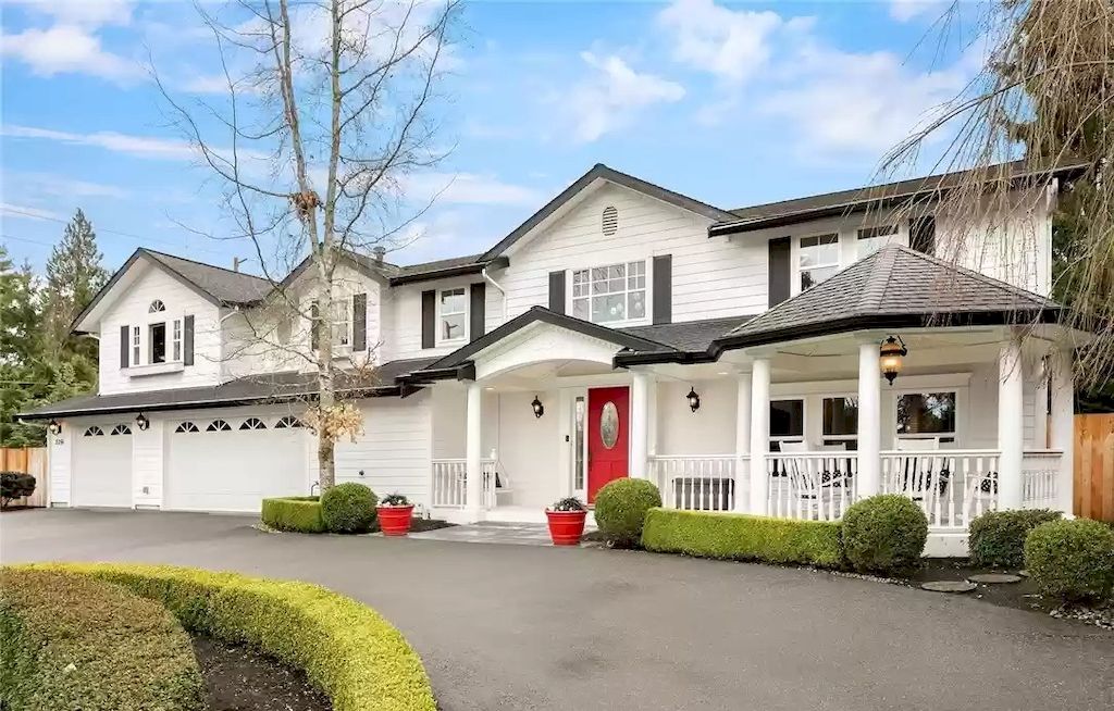 The House in Clyde Hill is a  warm, inviting and gracious home now available for sale. This home located at 2260 95th Ave NE, Clyde Hill, Washington