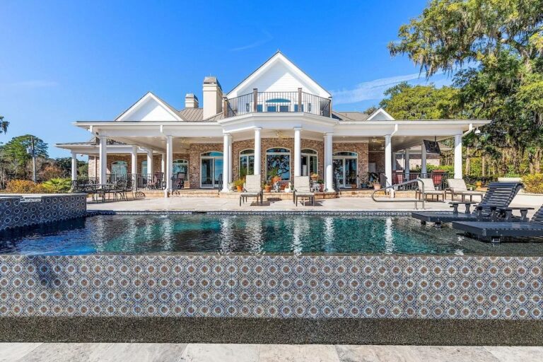 High-end Custom Built Home with Breathtaking Water Views in South Carolina on Market for $8,500,000
