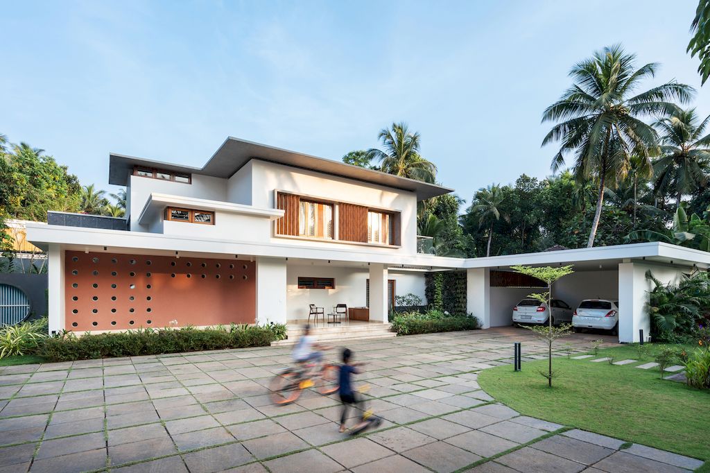 House of Lines and Circles in India by Cognition Design Studio