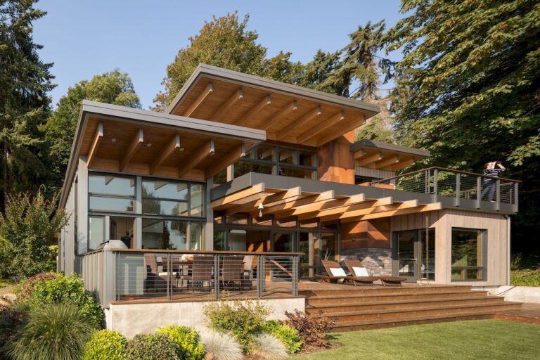 Island Retreat Features Pacific Northweststyle House by Coates Design