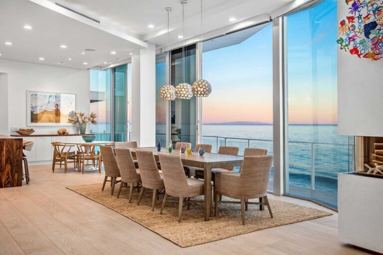 Magnificent Architectural Malibu Home offers Endless Views of Santa Monica to Point Dume Asking for $18,900,000