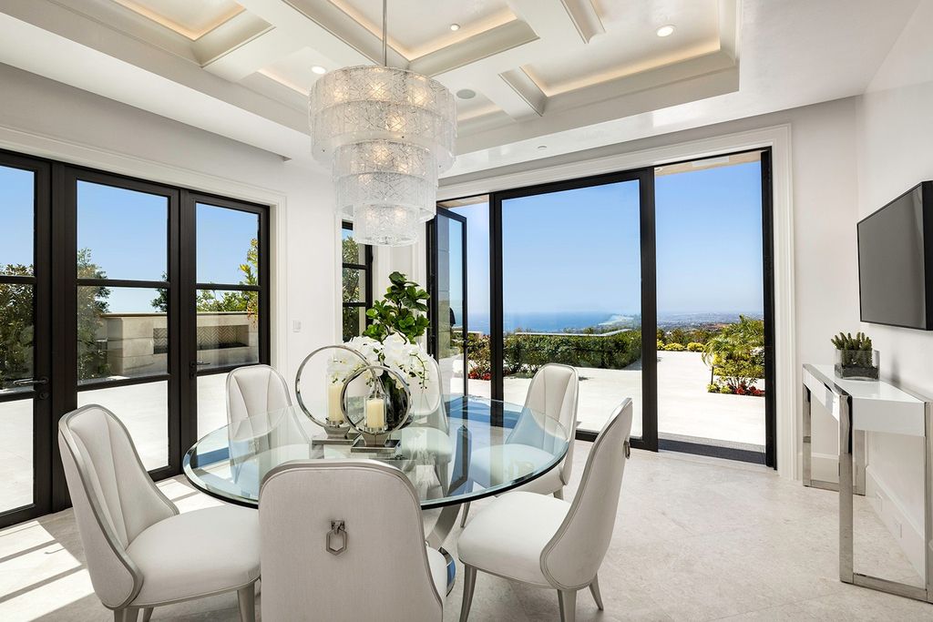 The Mansion in Newport Coast commandingly perched atop one of Southern California’s most desirable parcels of land now available for sale. This home located at 6 Midsummer, Newport Coast, California